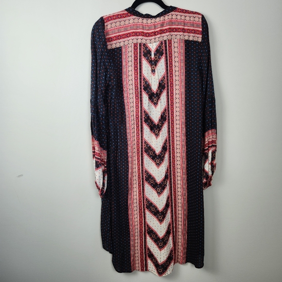Free People Peace Maker Long Sleeve Dress Lightweight Size M Boho Coachella - Picture 3 of 15